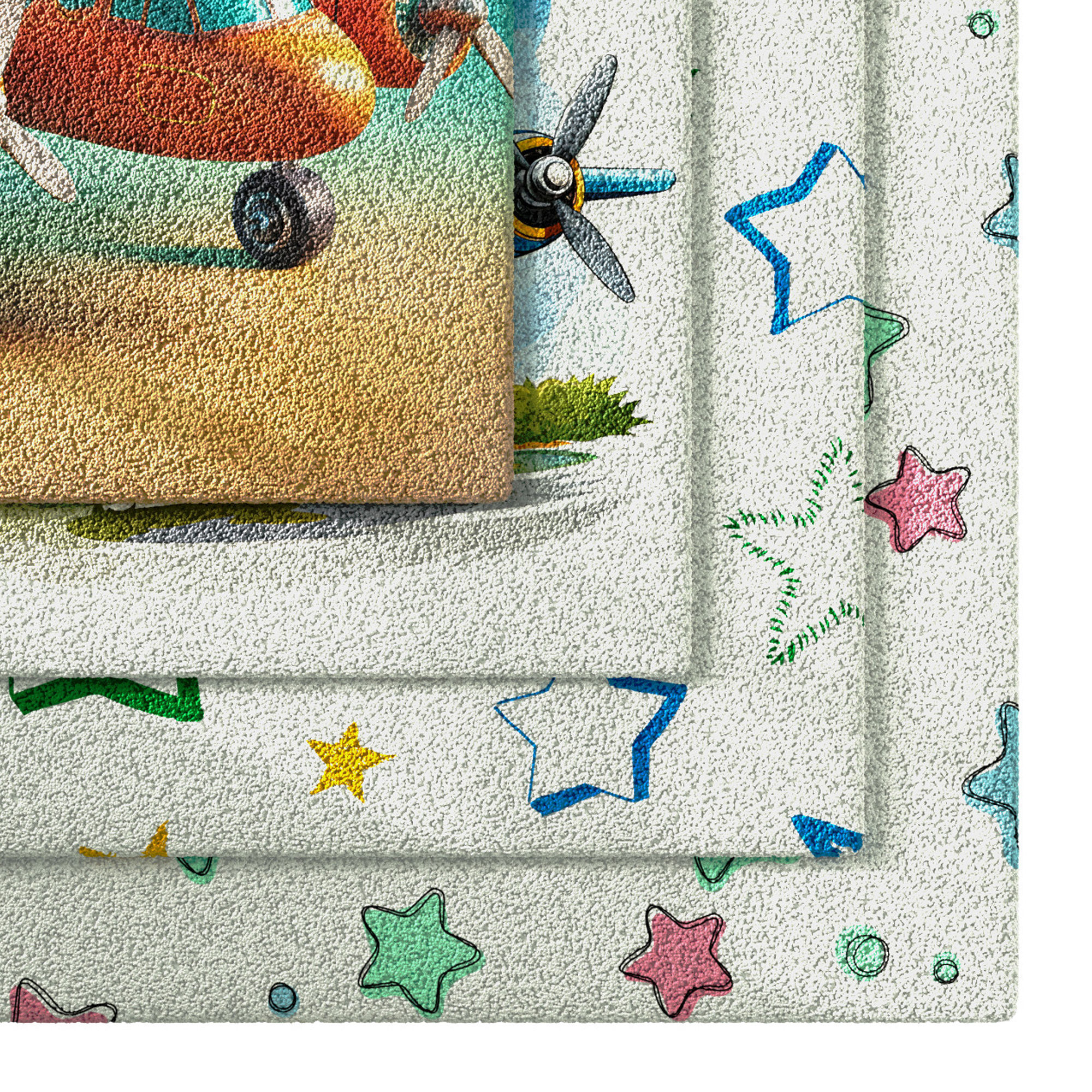 Kids Carpet Set 48 3D model_4