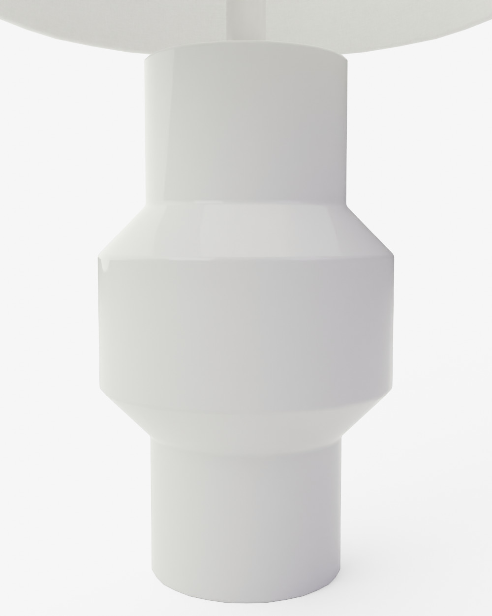 Montclare White Table Lamp 3D model_2