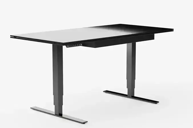 Stance Height Adjustable Standing Desk Converter 3D model