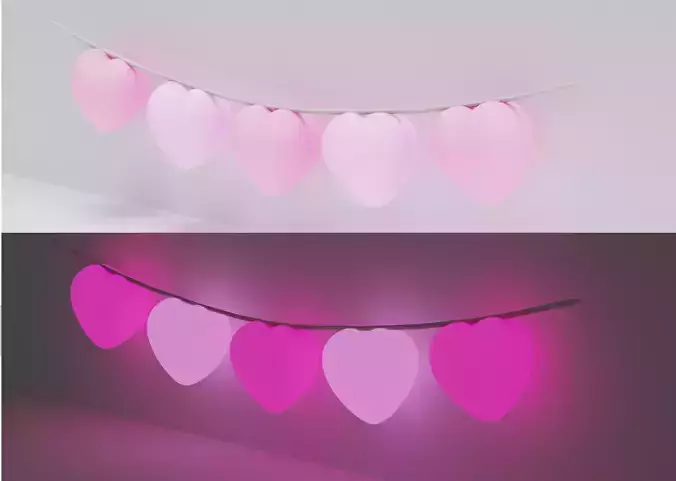 garland of hearts