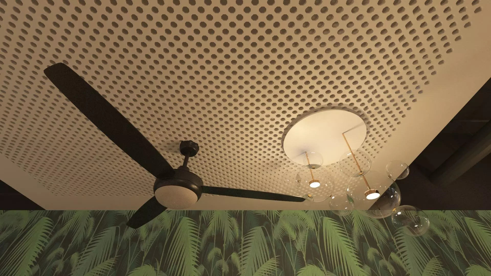 Restaurant Dining Hall 3D model_20