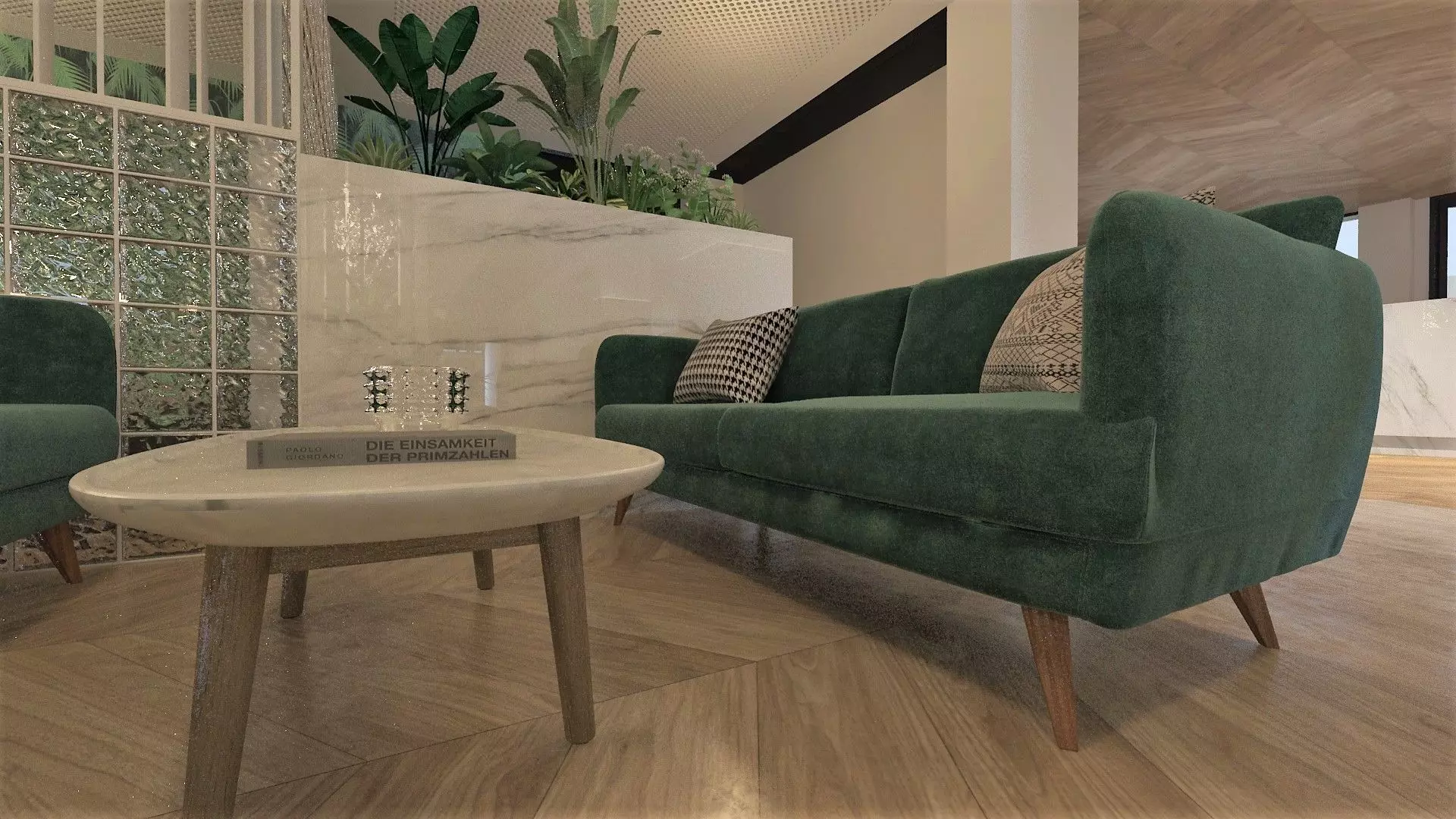 Restaurant Dining Hall 3D model_23