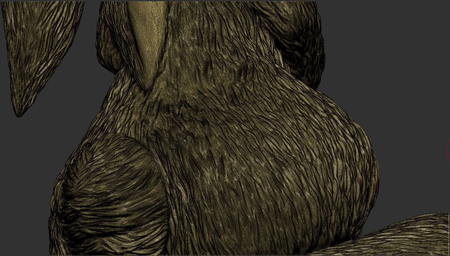 Rabbit Disney Style 3D print model_9