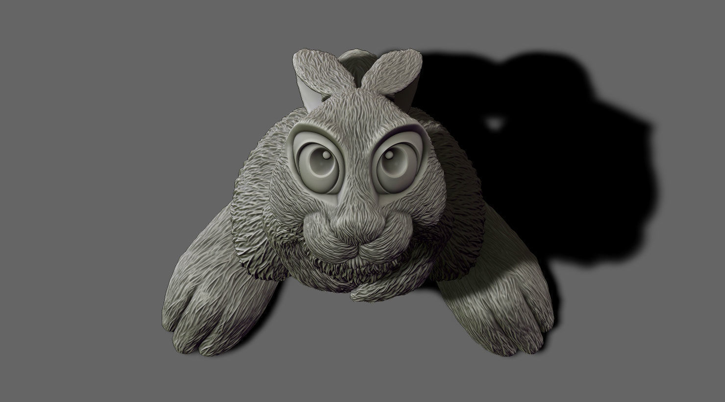 Rabbit Disney Style 3D print model_5