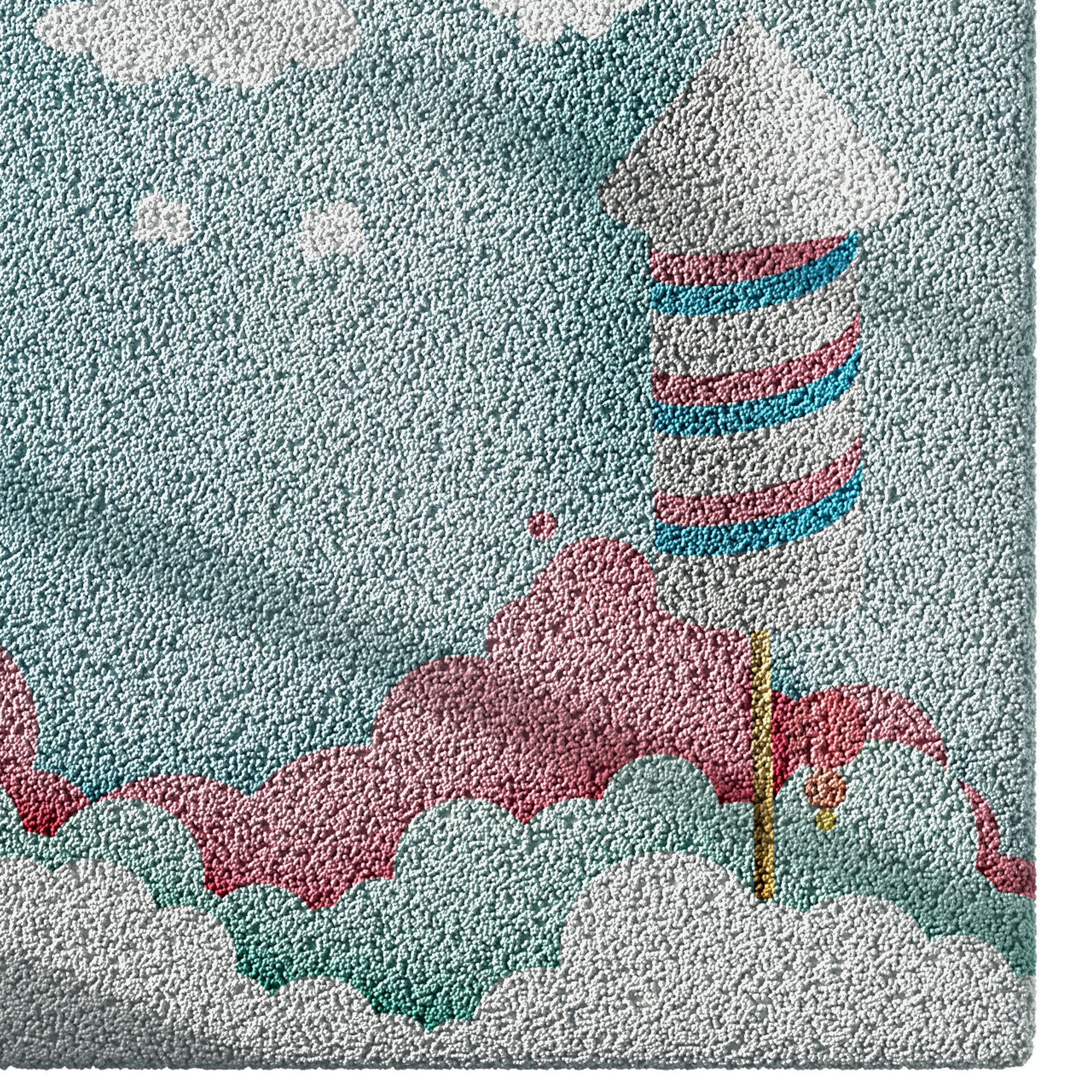 Kids Carpet Set 49 3D model_10