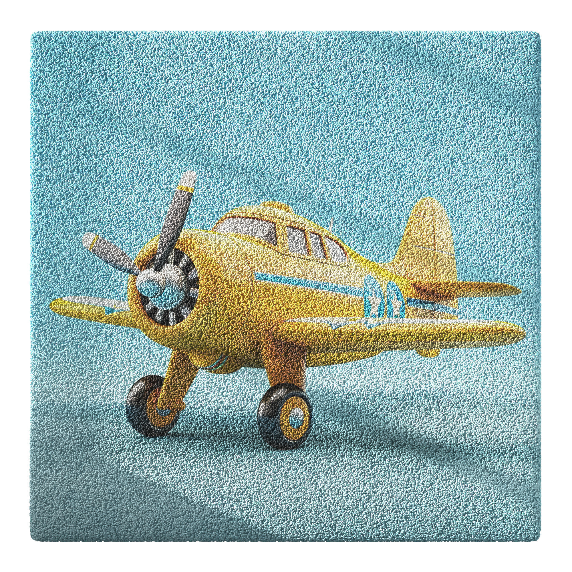 Kids Carpet Set 49 3D model_2