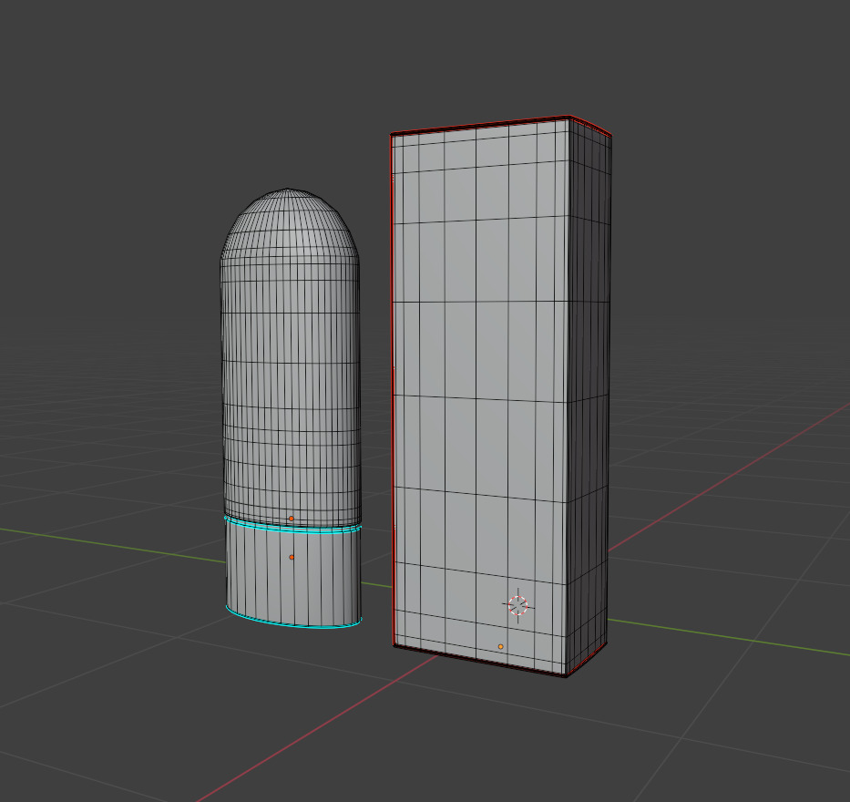 Cosmetic Sunscreen Bottle And Box 3D Model Low-poly 3D model_3