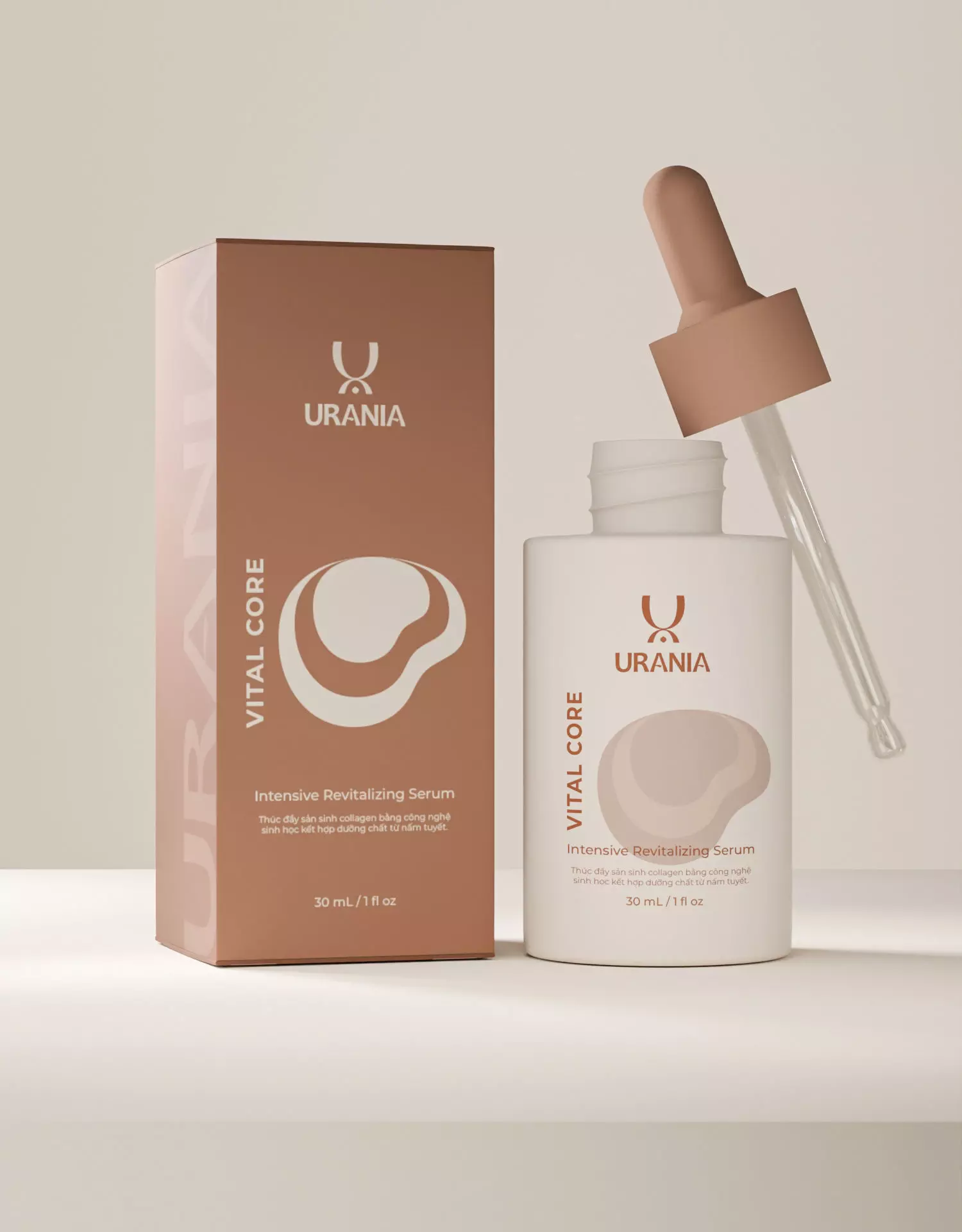 Dropper Serum Bottle Packaging Box 3D Mode Low-poly 3D model_0