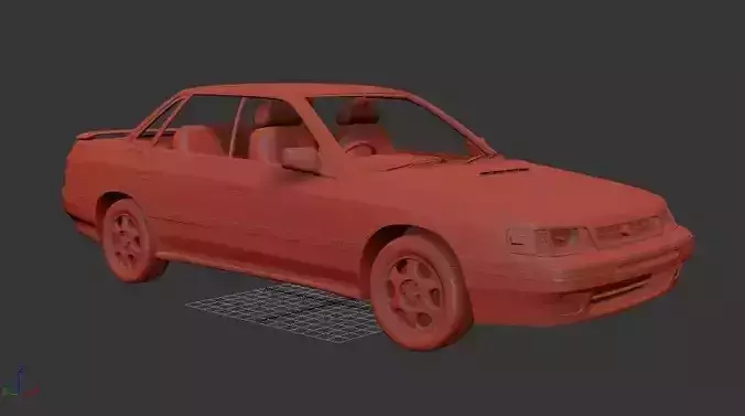 Subaru Legacy Mk1 BC sedan 1989