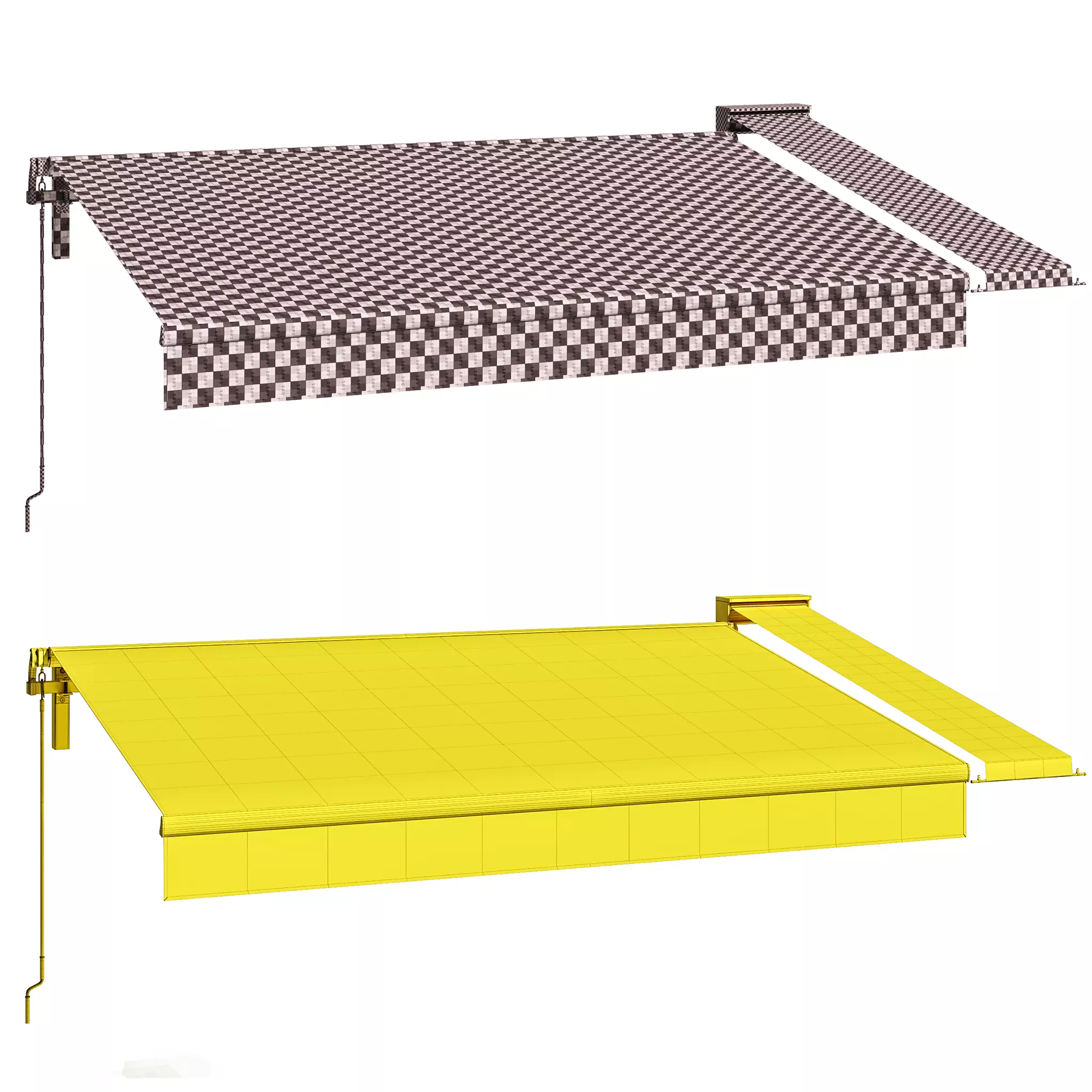 awning collection 3D model_6