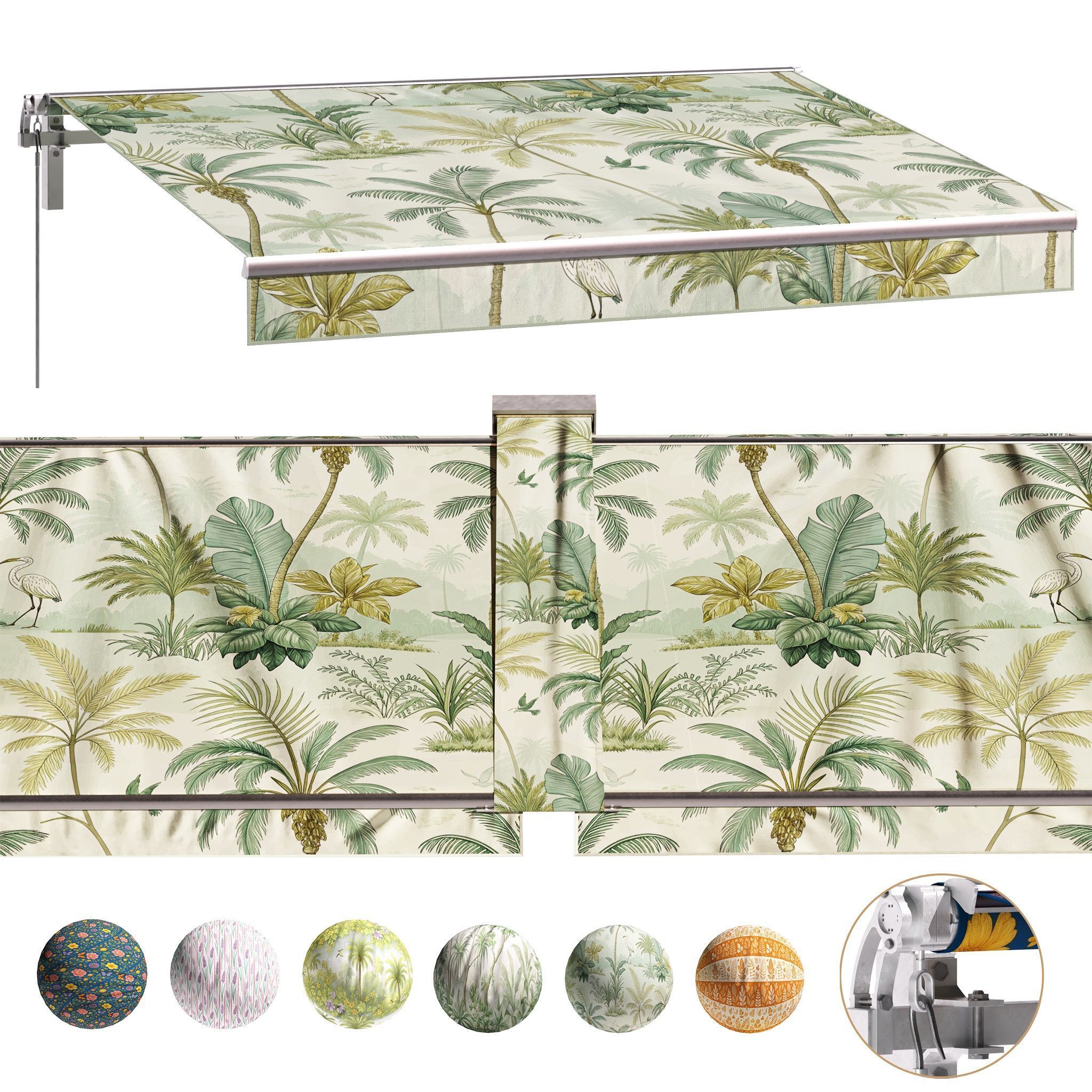 awning collection 3D model_0