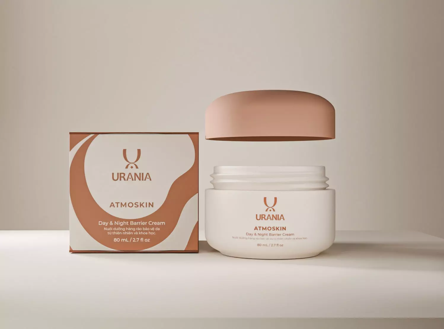 Cosmetic Cream Jar Packaging Box 3D Model Low-poly 3D model_0