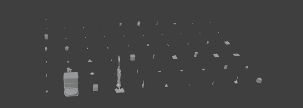 HouseholdItem3DModelPack Low-poly 3D model_1