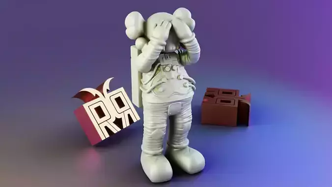 Kaws Astronaut 3D print model