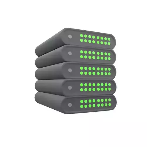 Power Storage Machine Icon v1 001 Low-poly 3D model