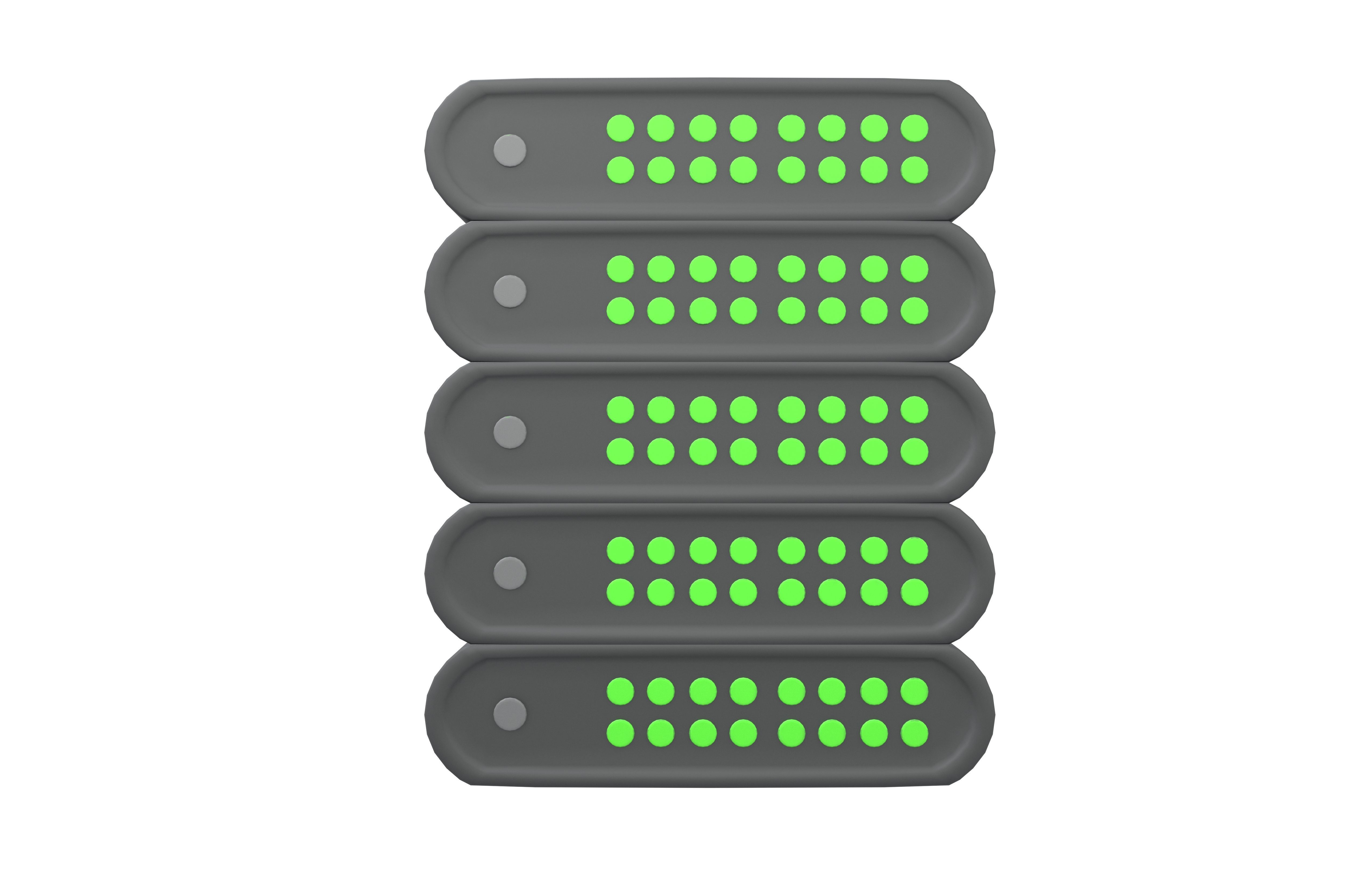 Power Storage Machine Icon v1 001 Low-poly 3D model_2