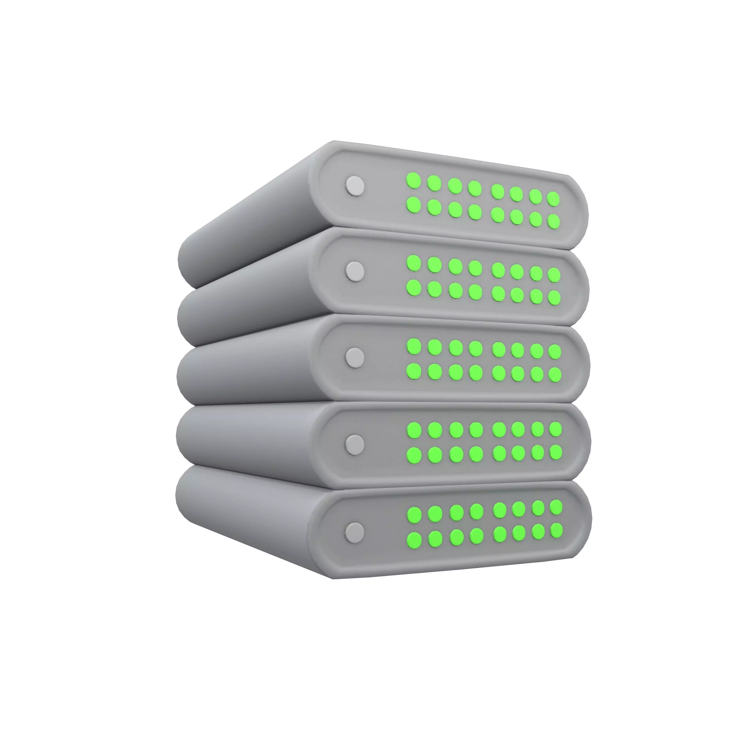 Power Storage Machine Icon v1 002 Low-poly 3D model_0