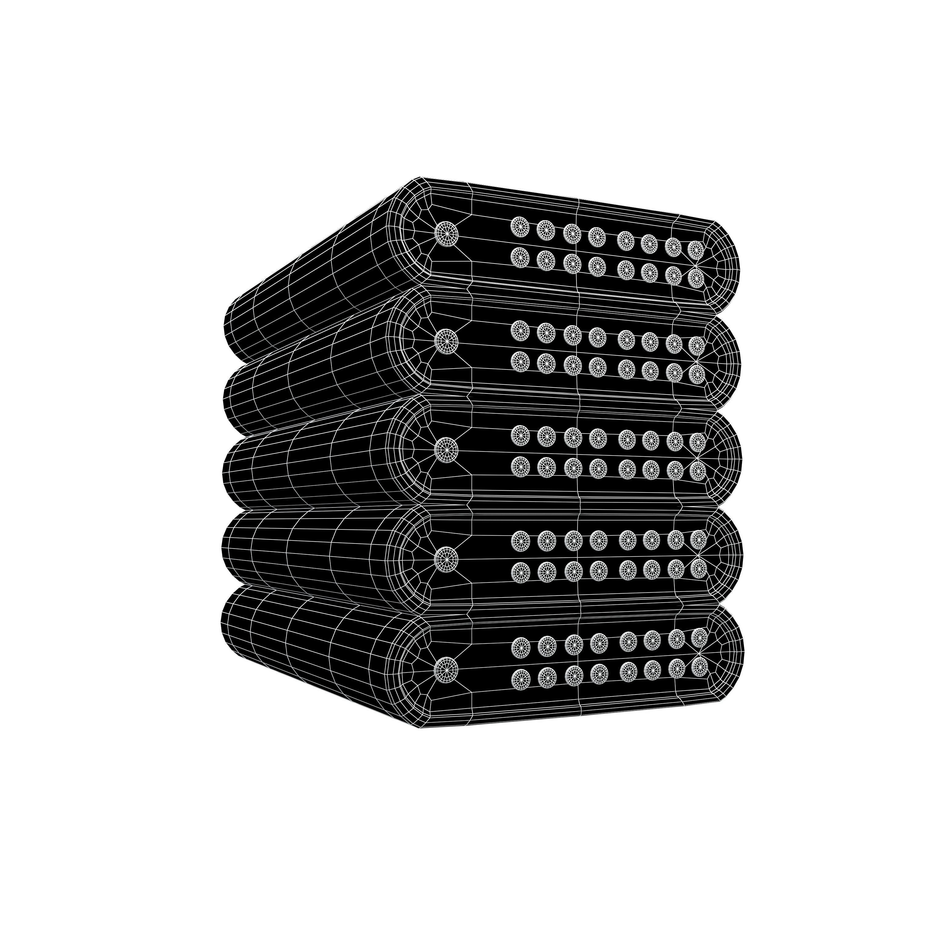 Power Storage Machine Icon v1 003 Low-poly 3D model_4