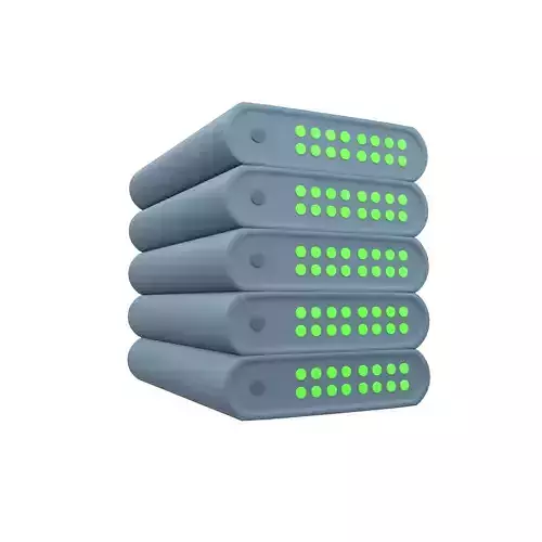 Power Storage Machine Icon v1 003 Low-poly 3D model