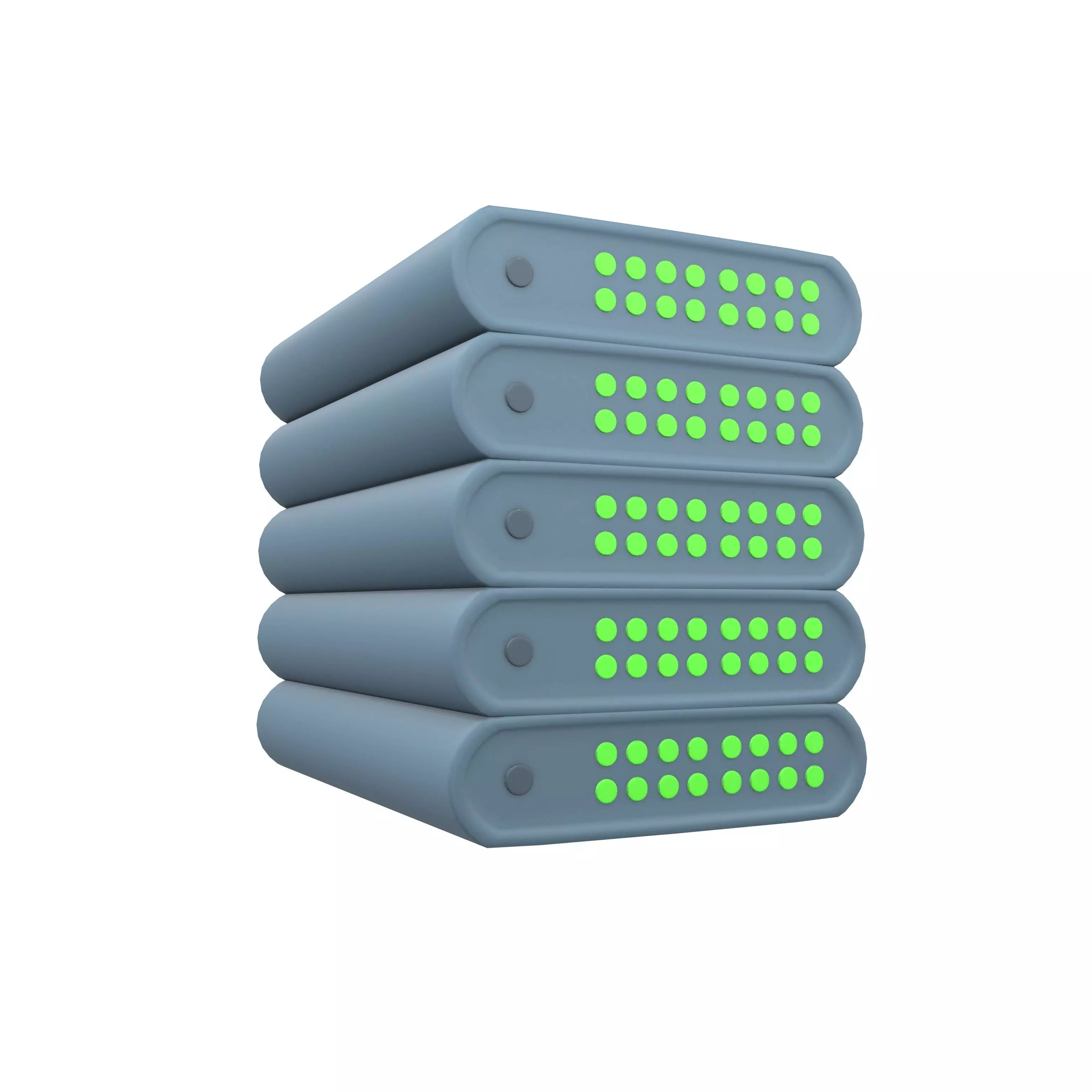 Power Storage Machine Icon v1 003 Low-poly 3D model_0