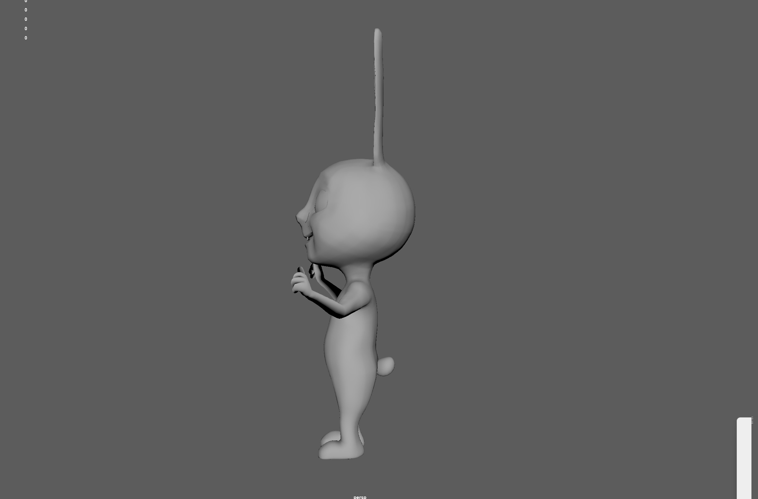 3D Rabbit Character Model Low-poly Low-poly 3D model_6