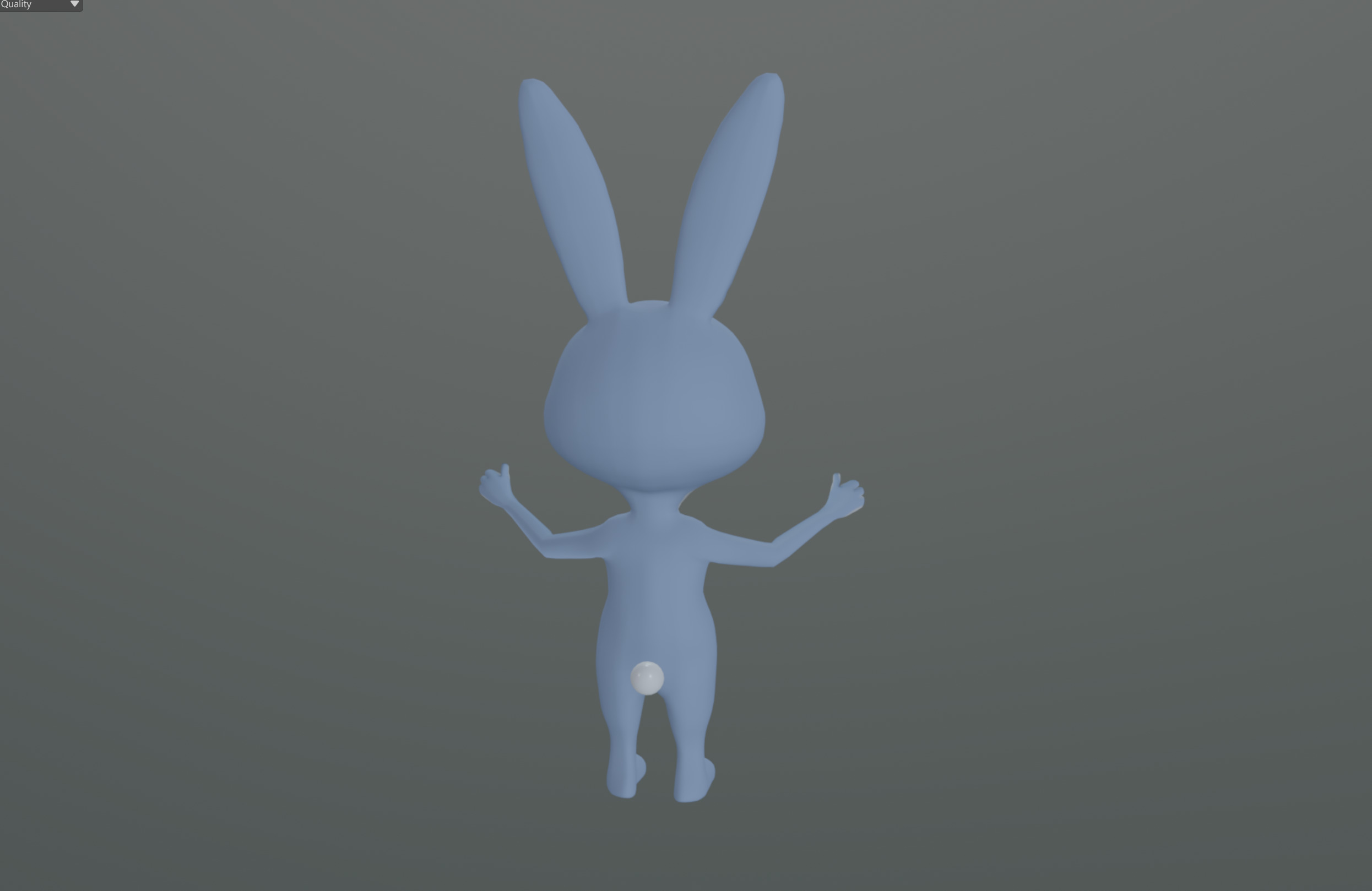 3D Rabbit Character Model Low-poly Low-poly 3D model_21