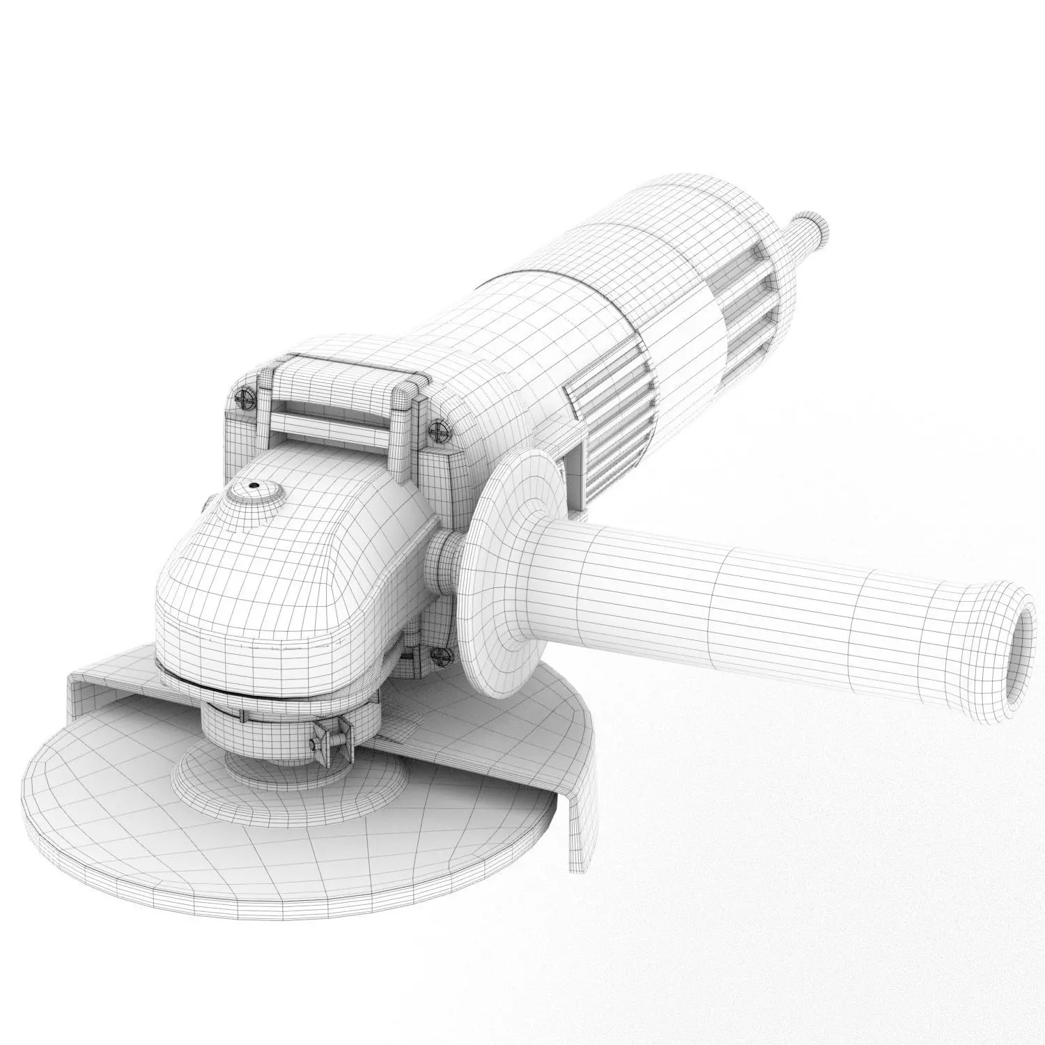 2x model  Angle grinder DeWalt 3D Model Collection_5