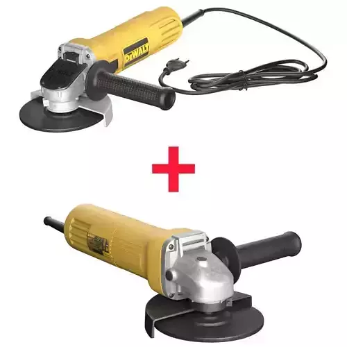 2x model  Angle grinder DeWalt 3D Model Collection
