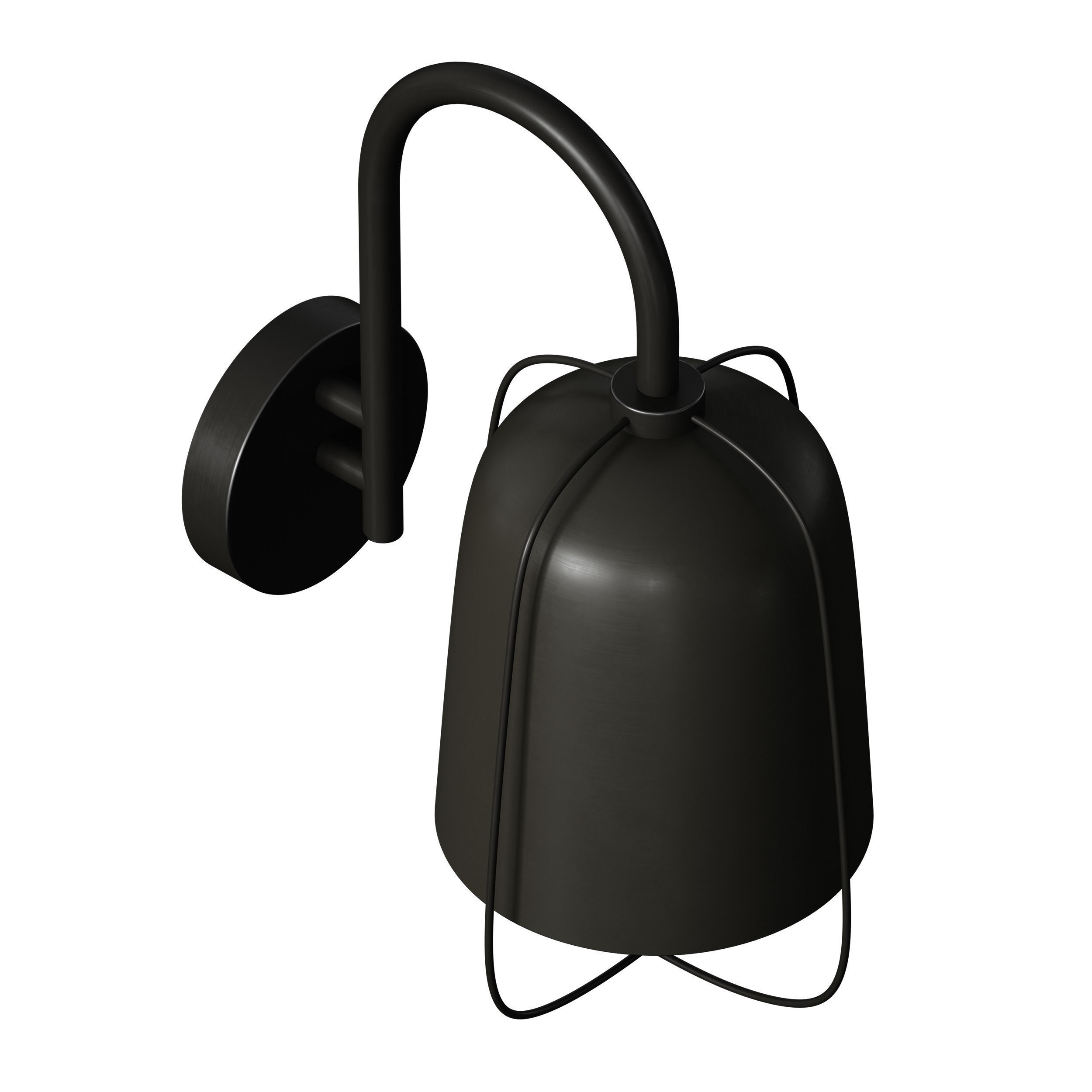 Outdoor Wall Hanging Light Street Lamp Lantern 3D model_6