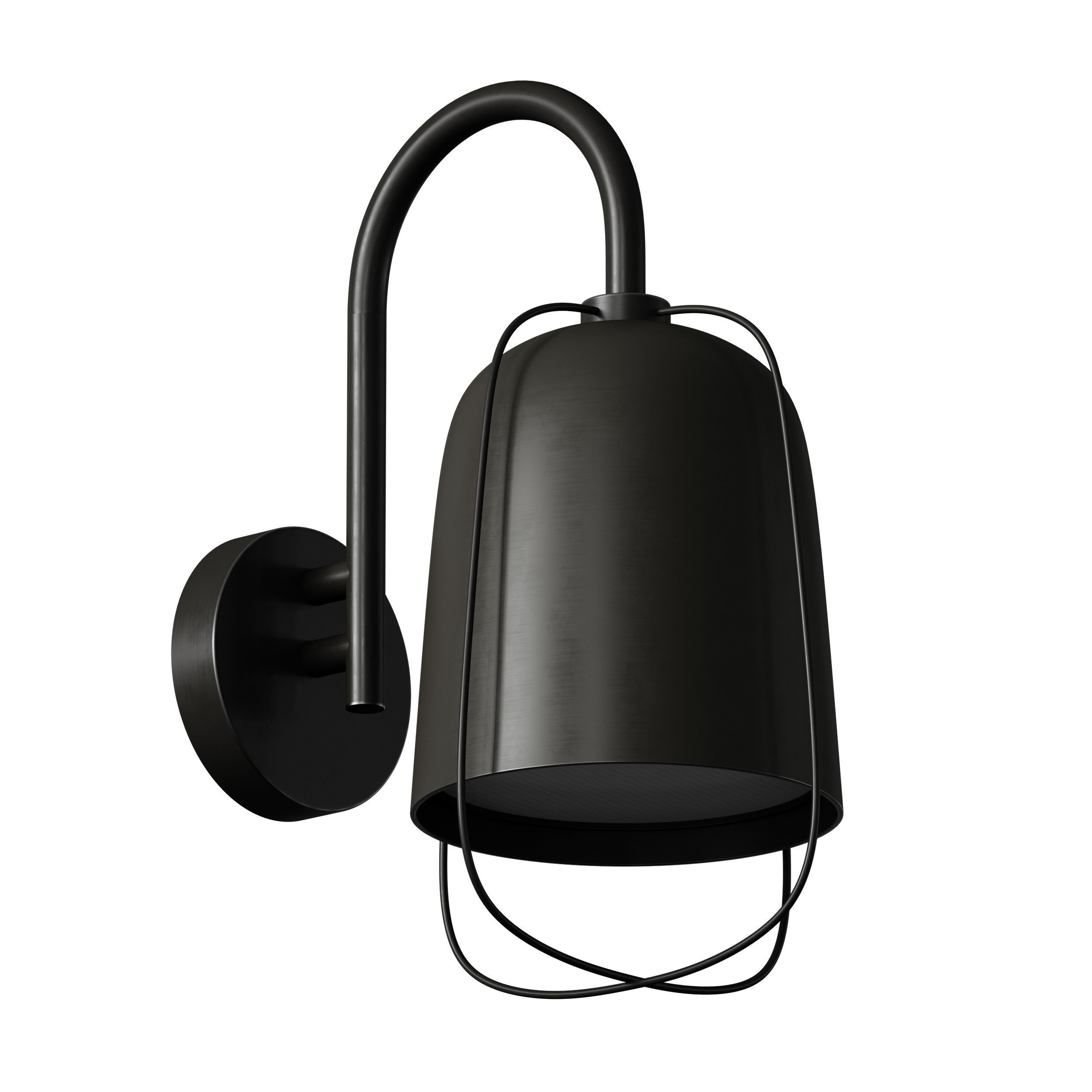 Outdoor Wall Hanging Light Street Lamp Lantern 3D model_1