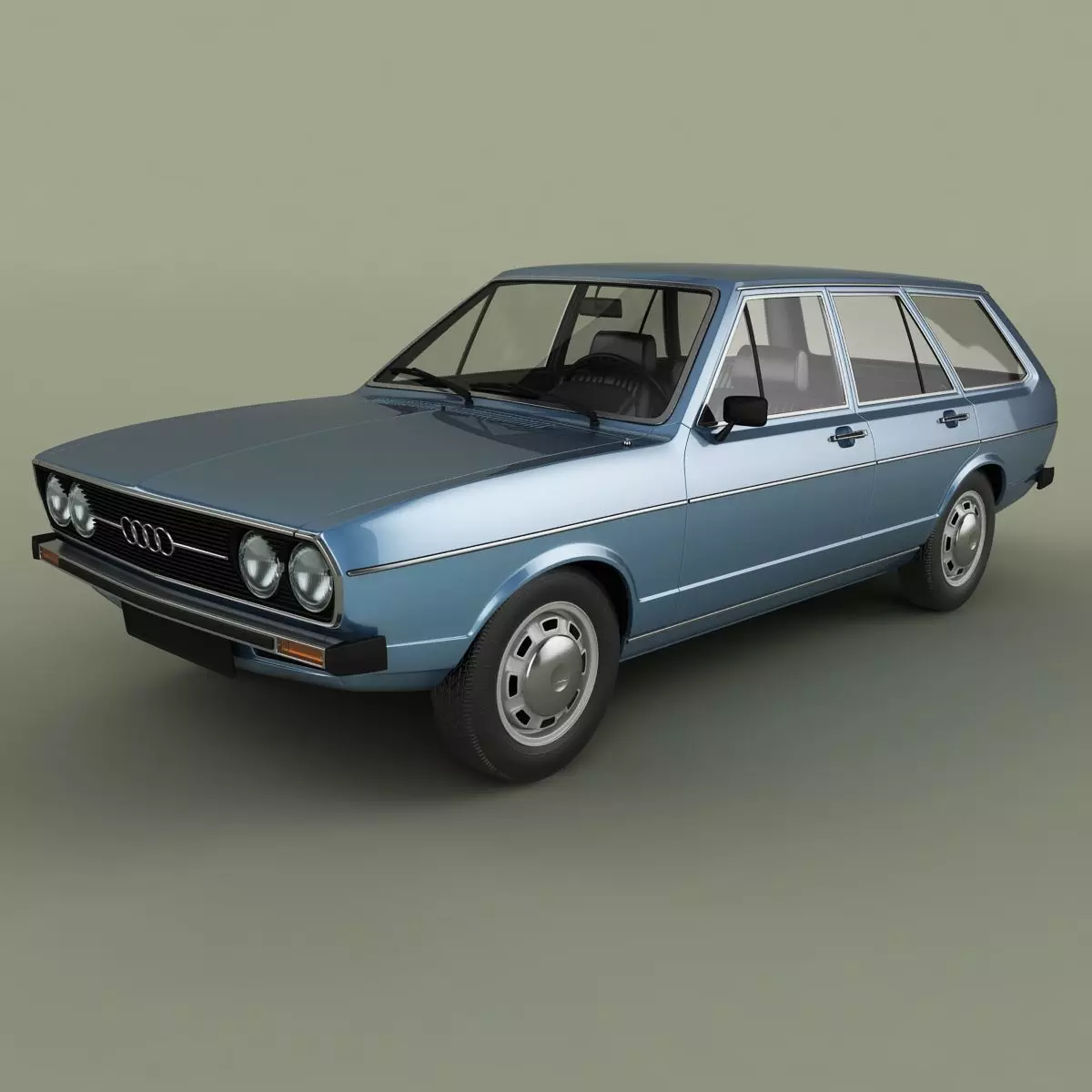 Audi 80 Typ82 Estate 3D model
