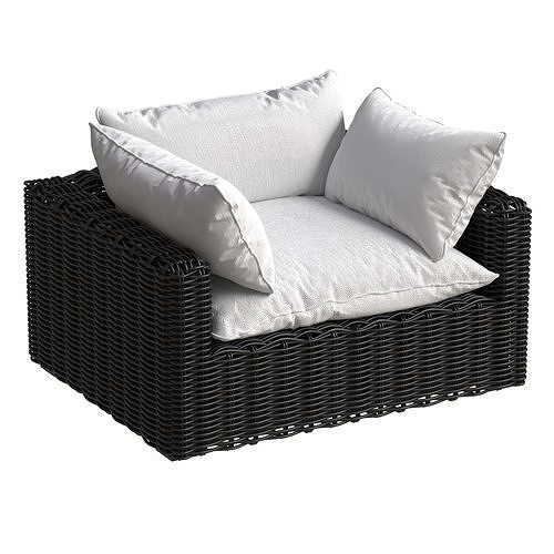 Summer Classics Montecito Woven Lounge Chair  3D model