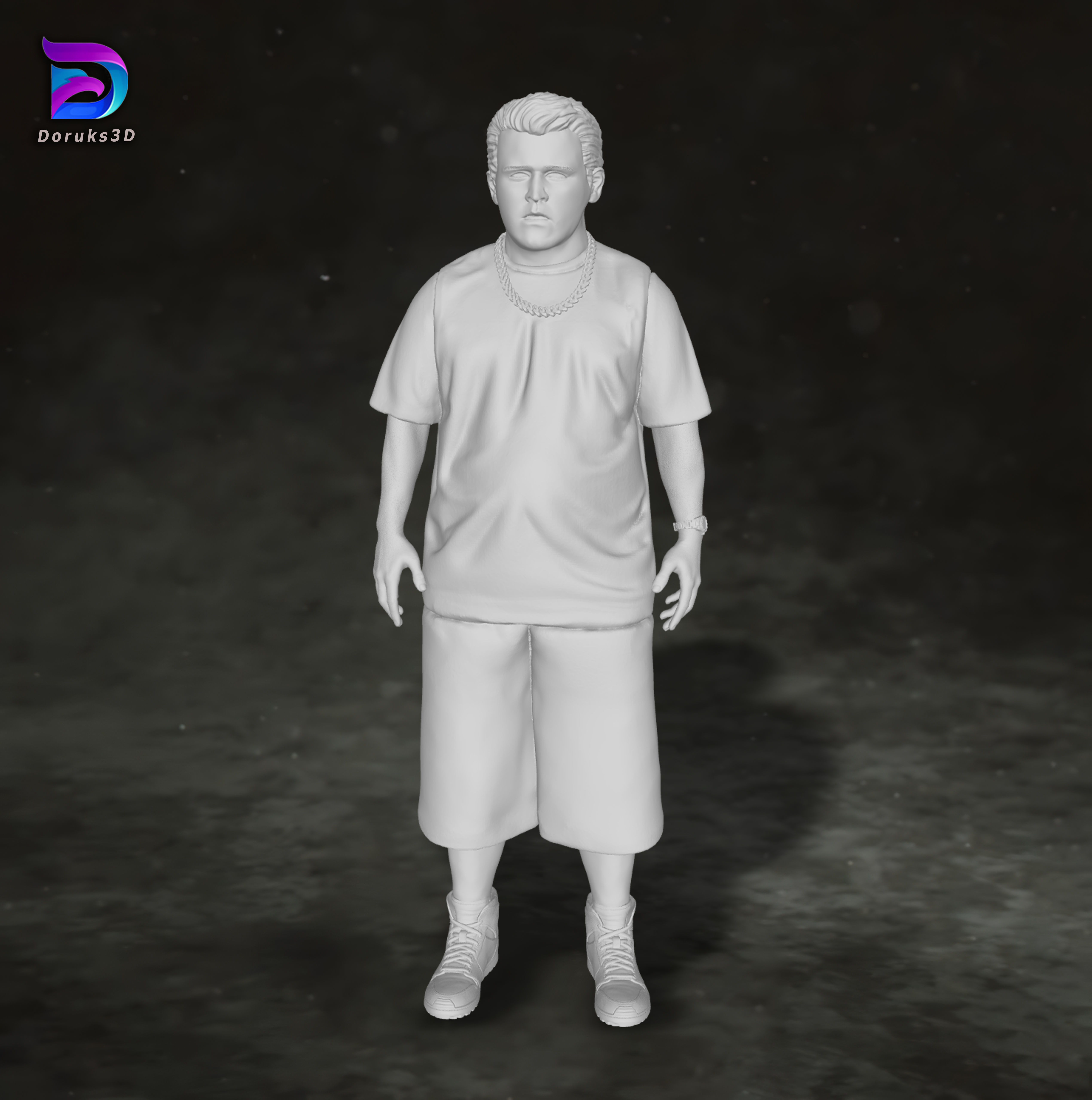 Dudley Dursley Harry Potter Action Figures Custom Action 3D print model_5