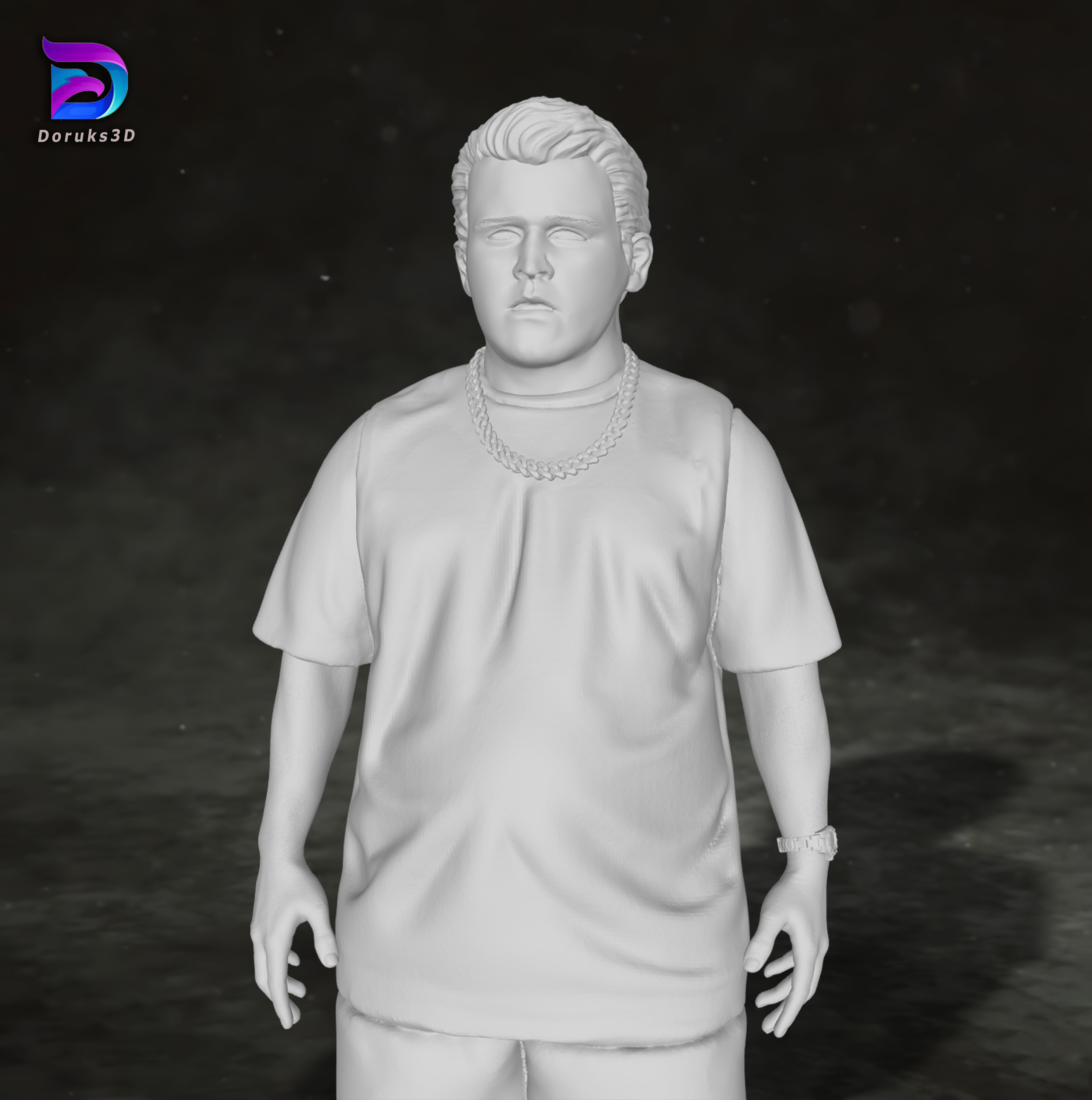 Dudley Dursley Harry Potter Action Figures Custom Action 3D print model_7
