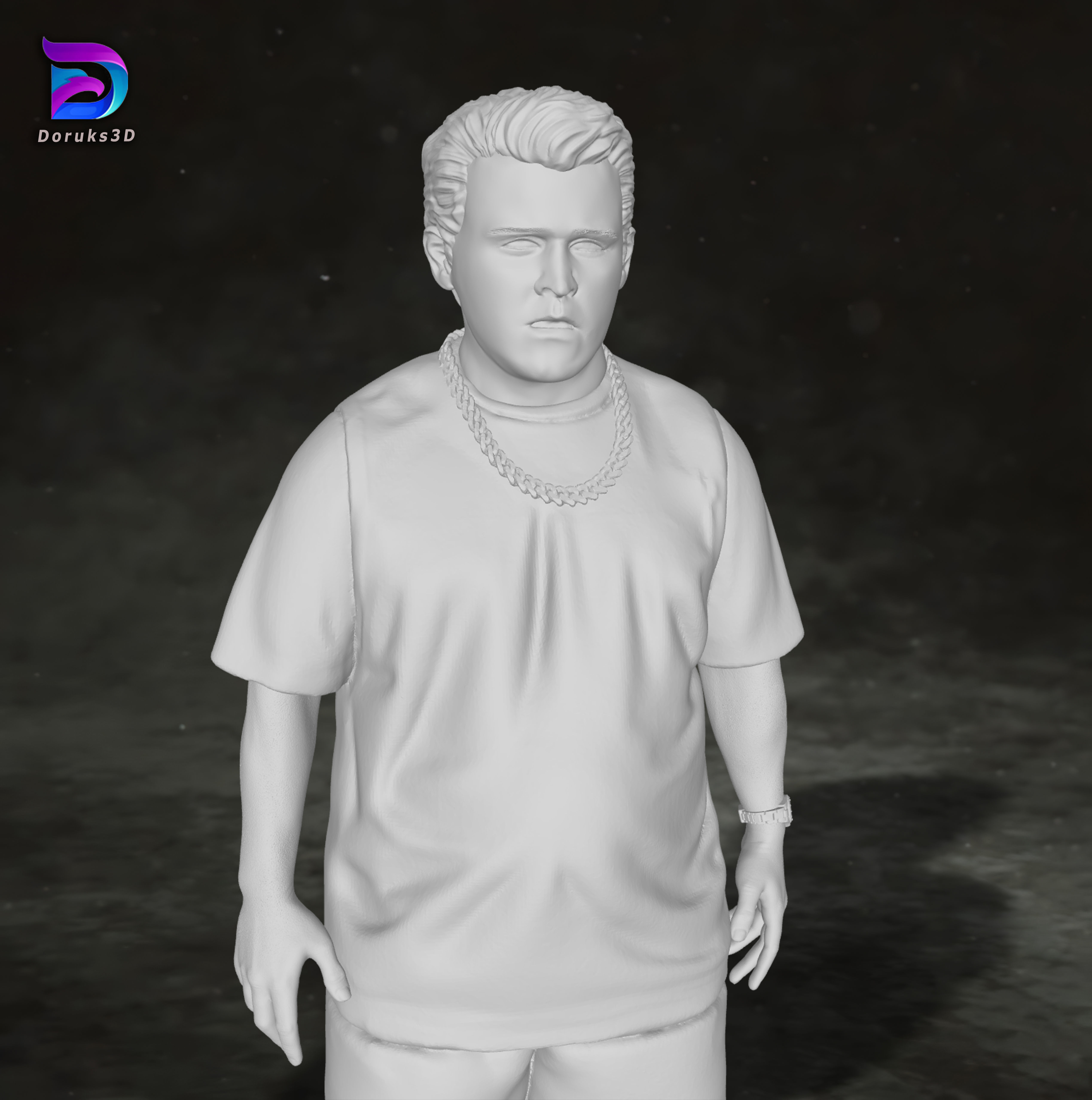 Dudley Dursley Harry Potter Action Figures Custom Action 3D print model_4