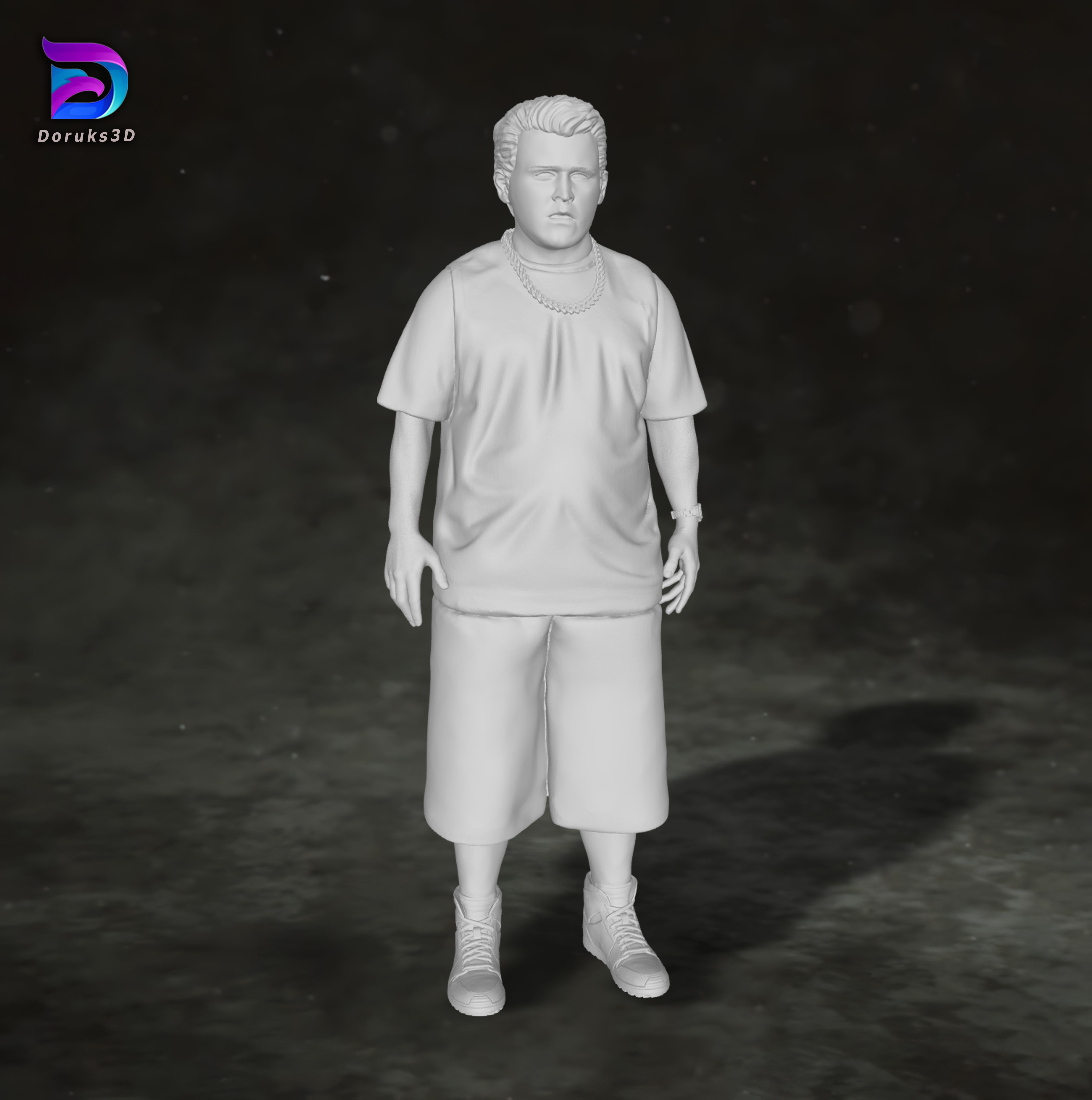 Dudley Dursley Harry Potter Action Figures Custom Action 3D print model_12