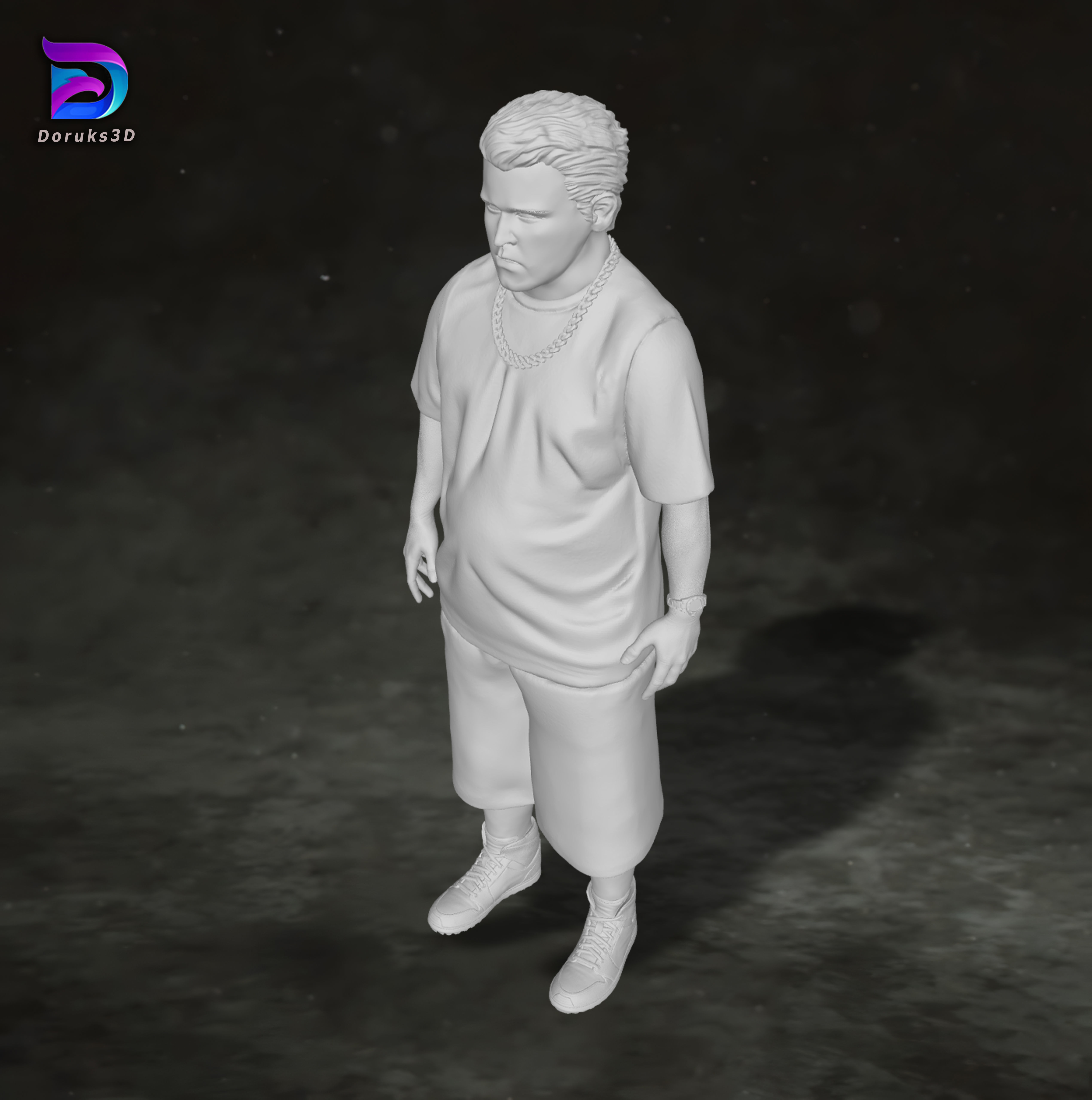 Dudley Dursley Harry Potter Action Figures Custom Action 3D print model_1