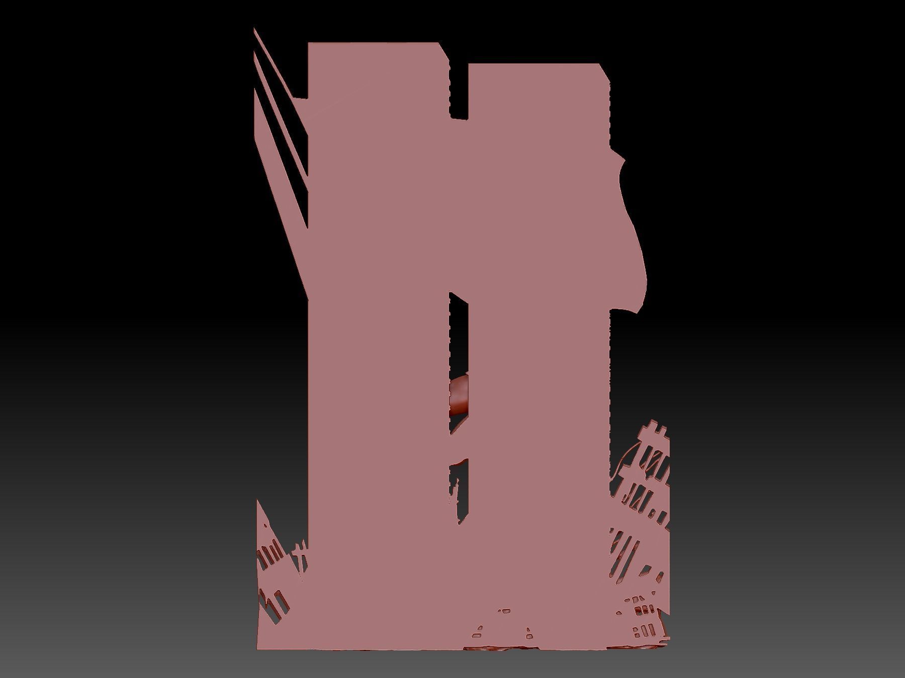 American Flag 3D print model_2