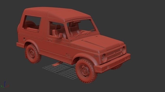 Suzuki Gypsy 2016 3D print model