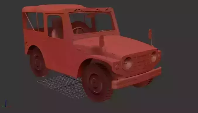 Suzuki Jimny Mk1 LJ10 1970 3D print model