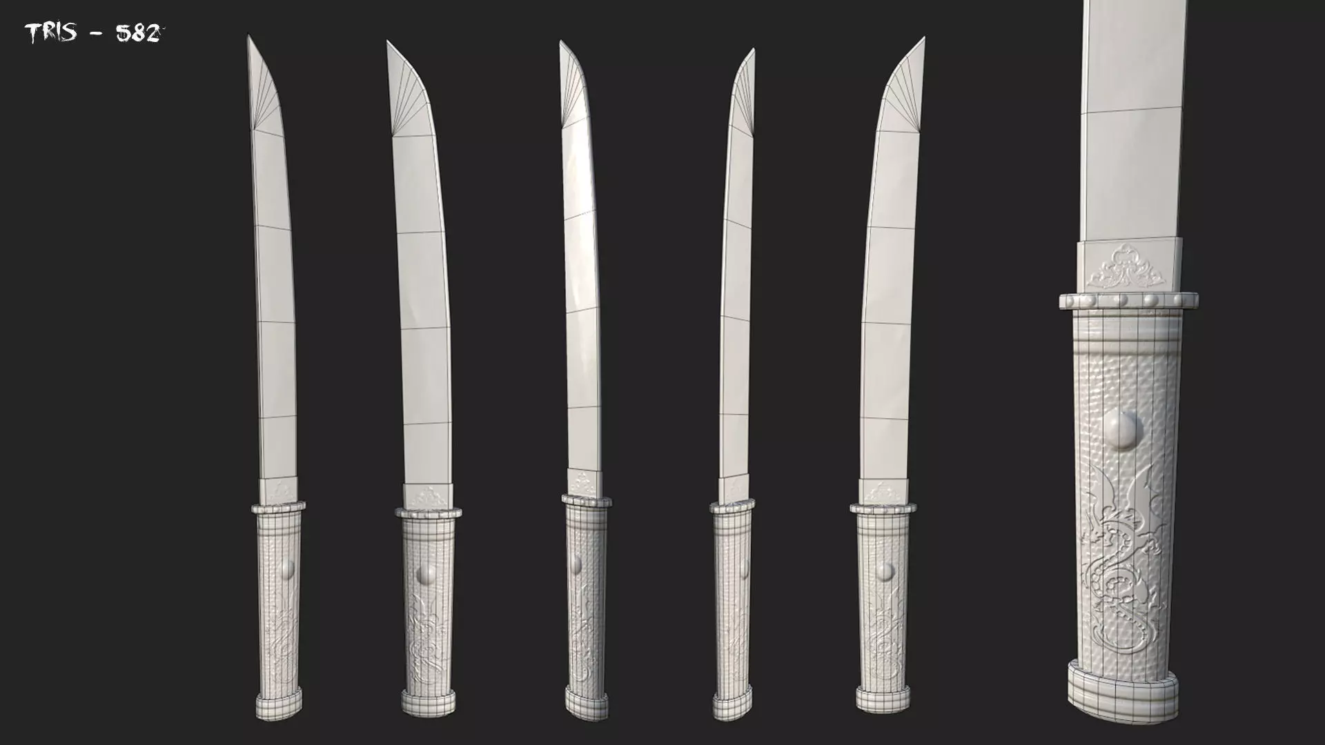 Horror Villains Bundle - Rigged and Animated Low-poly 3D model_69