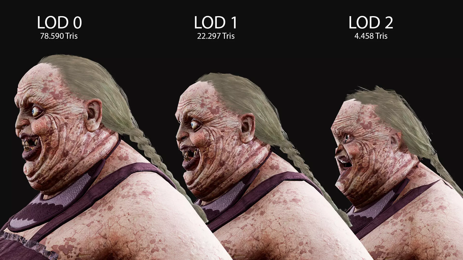 Horror Villains Bundle - Rigged and Animated Low-poly 3D model_36