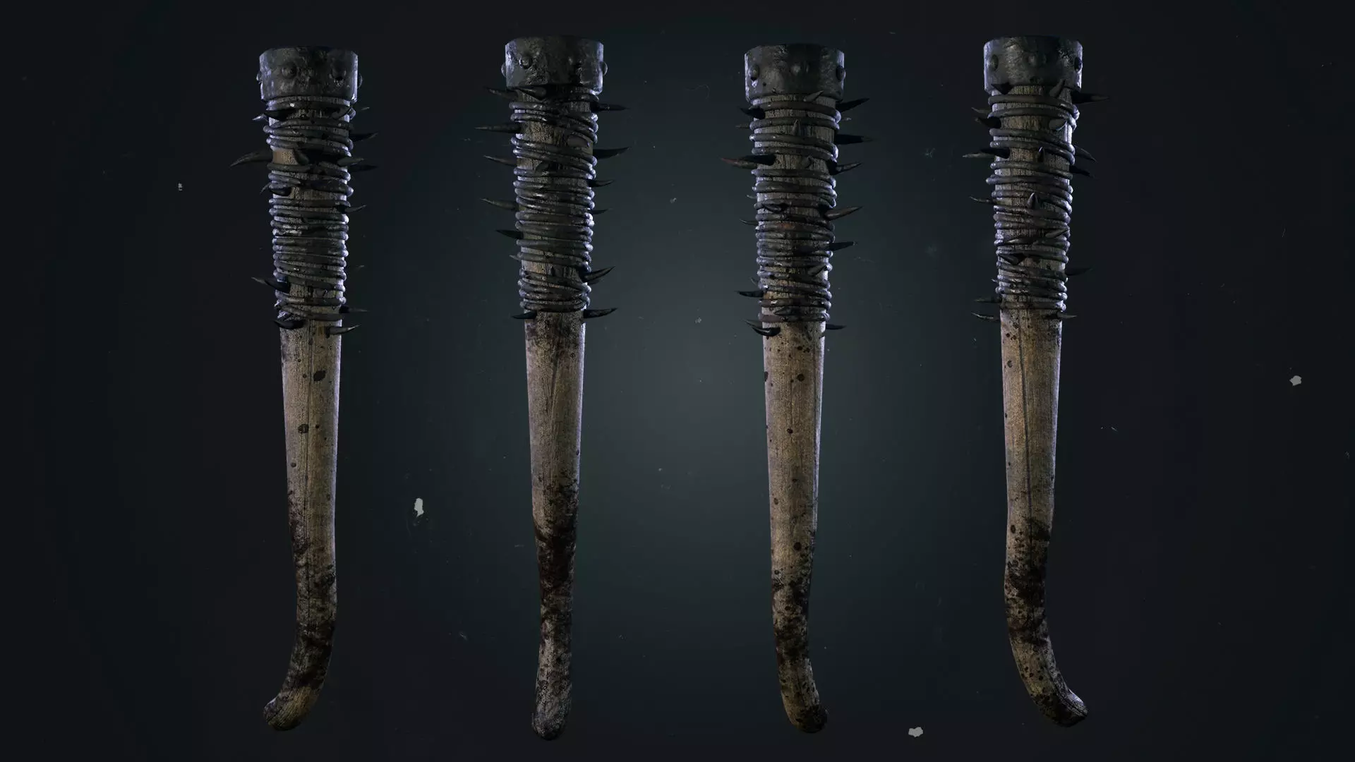 Horror Villains Bundle - Rigged and Animated Low-poly 3D model_77