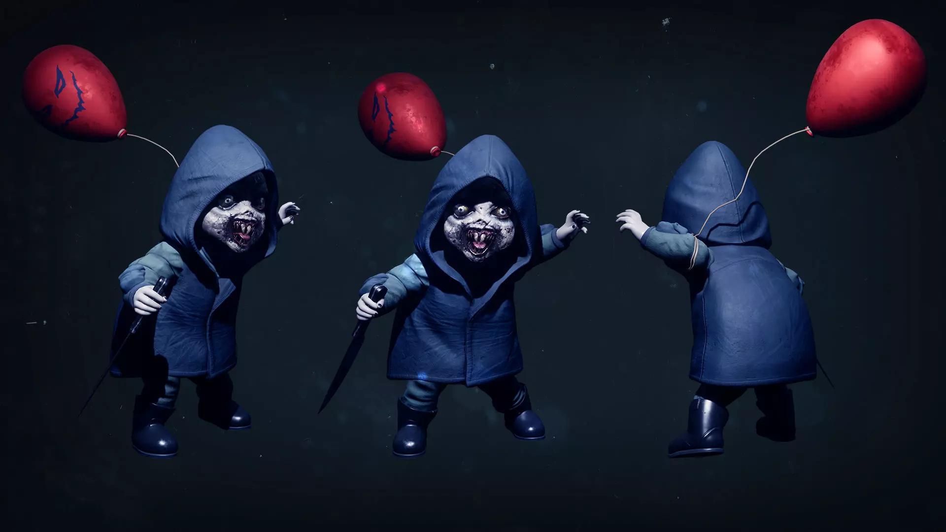 Horror Villains Bundle - Rigged and Animated Low-poly 3D model_57