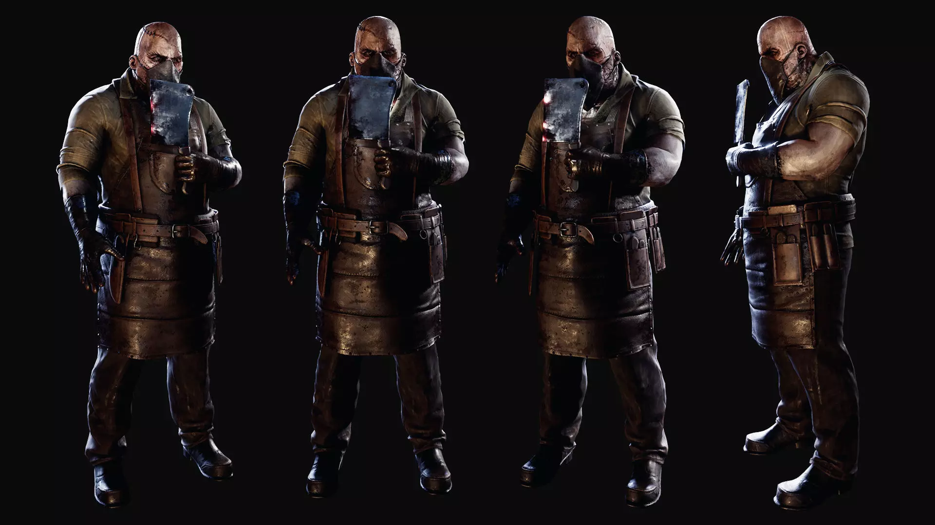 Horror Villains Bundle - Rigged and Animated Low-poly 3D model_3