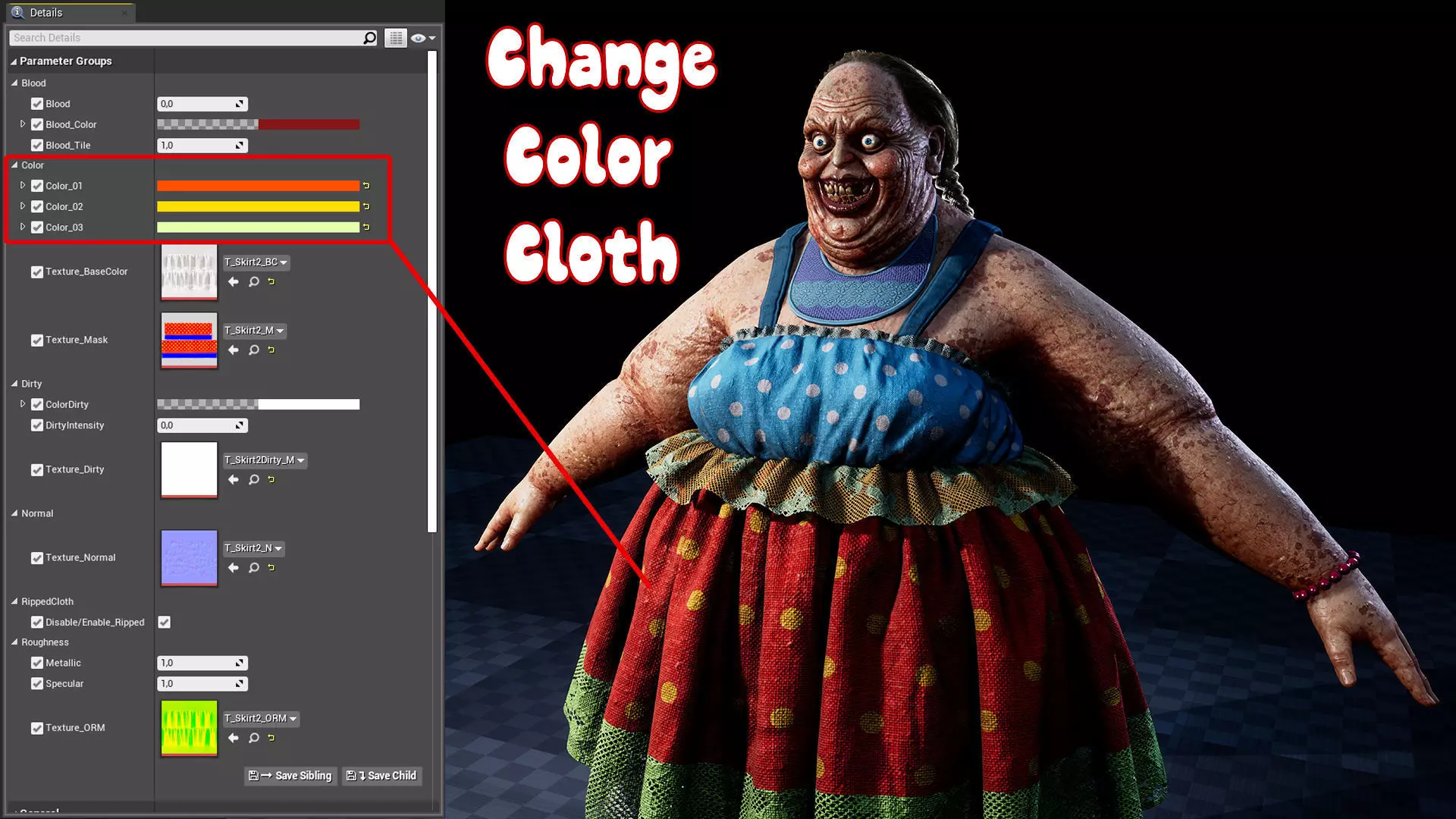 Horror Villains Bundle - Rigged and Animated Low-poly 3D model_32