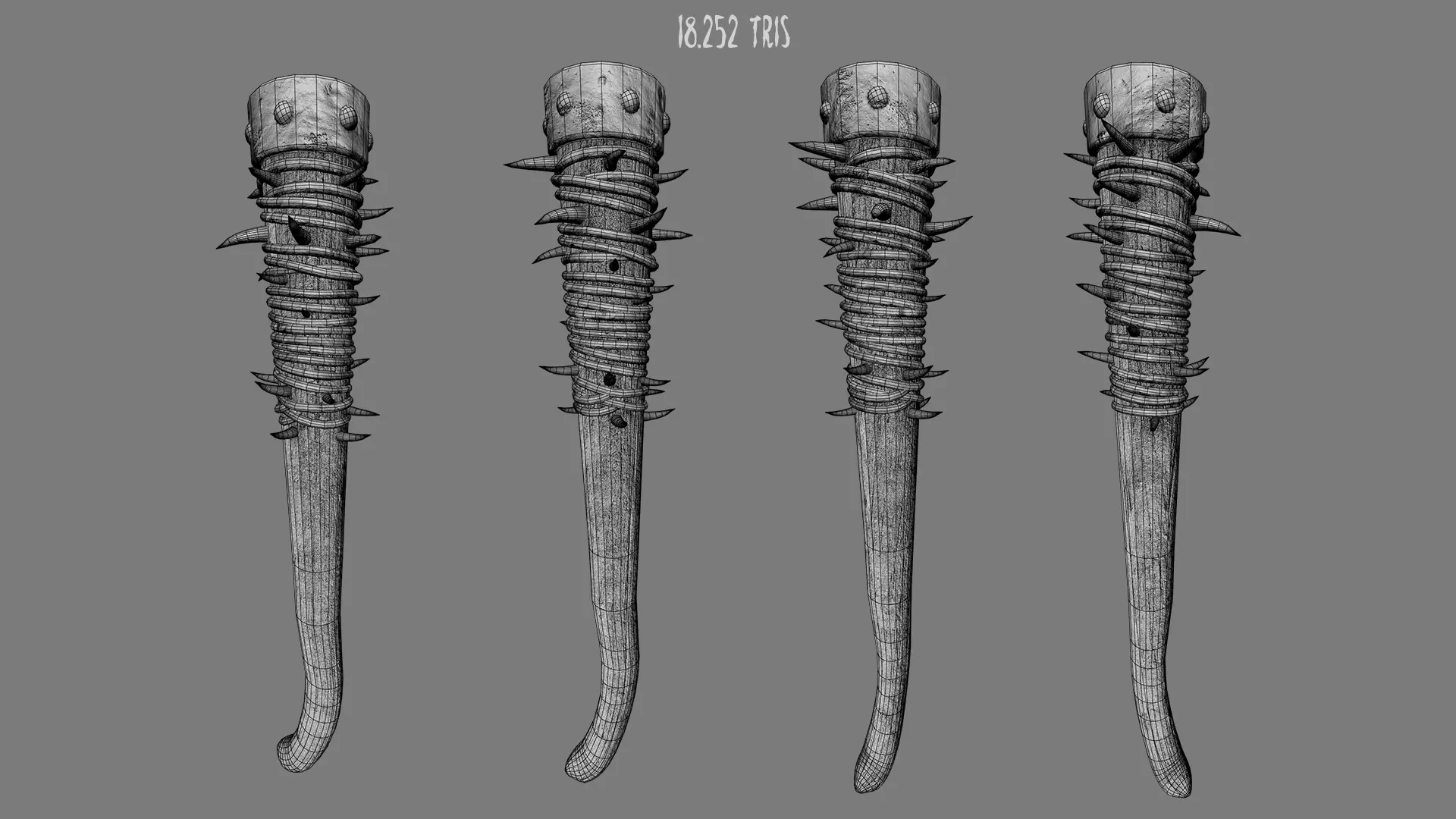 Horror Villains Bundle - Rigged and Animated Low-poly 3D model_79