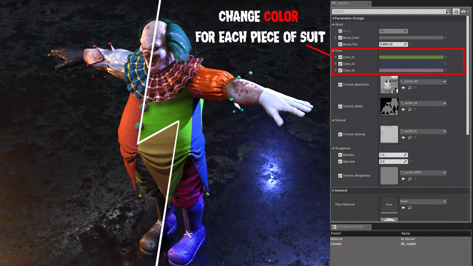 Horror Villains Bundle - Rigged and Animated Low-poly 3D model_15
