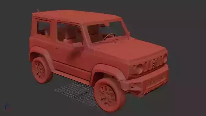 Suzuki Jimny Mk4 JB74 Sierra 2019 3D print model