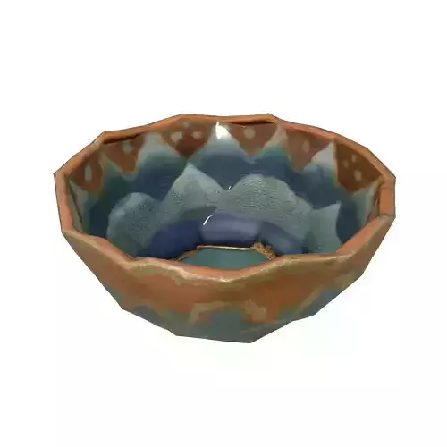 Colorful pattern bowl